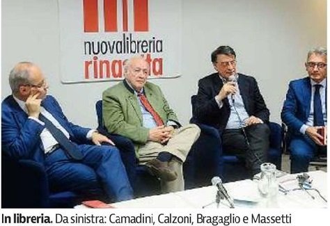 U.Calzoni presentazione a NLR Libro con P.Camadini, E. Massetti e C.Bragaglio 2016